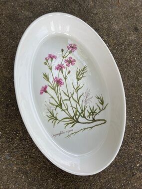 Portmeirion Pink Floral Gypsophilia repens Dish